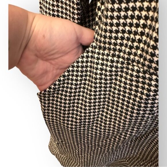 Women’s torrid 18 Houndstooth Mini Stretch Satin Tuxedo Dress XXL - Picture 9 of 16